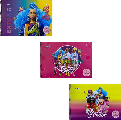 Barbie 25x35 Spiralli Resim Defteri 15 Yp. 3'LÜ
