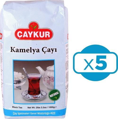Kamelya Çay 1000 gr 5'li Paket Dökme Çay