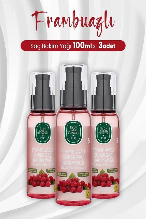 Frambuazlı Süper Saç Bakım Yağı 3 x 100 ML