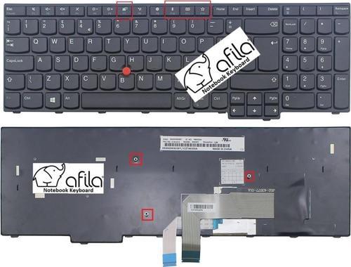 Lenovo ThinkPad E570, E570c, E575 Notebook Klavyesi - Siyah - TR