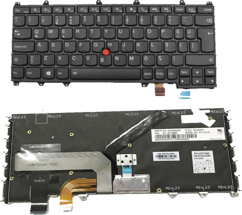 Lenovo ThinkPad Yoga 260, 370 Notebook Klavyesi (SiyahTR) ışıklı / KL306