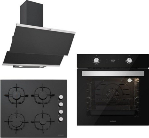 Siyah Ankastre Set 6 ( 3420B - Cs5335S01 - Bo6504B01 )