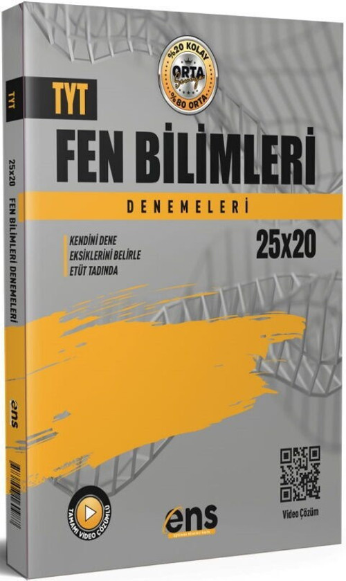 TYT Fen Bilimleri 20 x 25 li Denemeleri ENS Yayınları