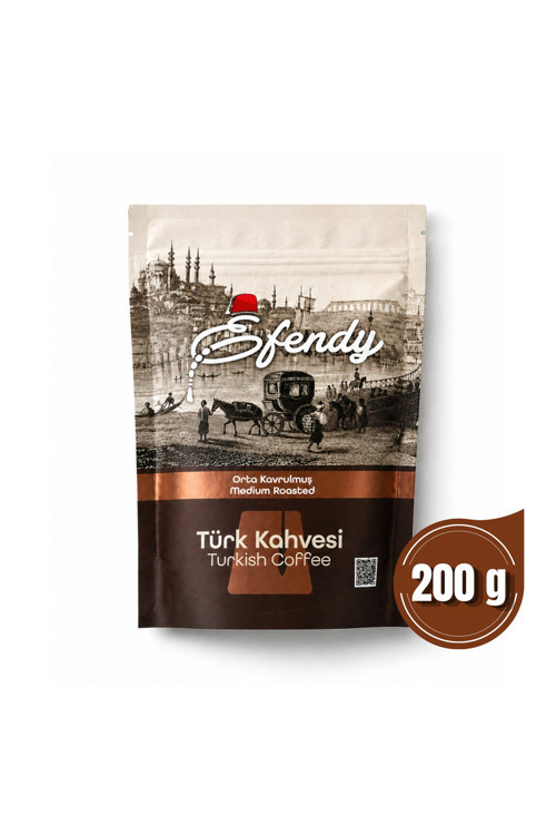 Efendy Türk Kahvesi Orta Kavrulmuş 200Gr | Geleneksel Orta Kavrum