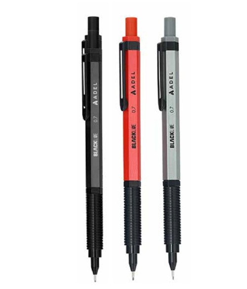 Adel Blackline Duo Versatil Kalem 0,7 Uçlu Kalem Karışık - 1 adet