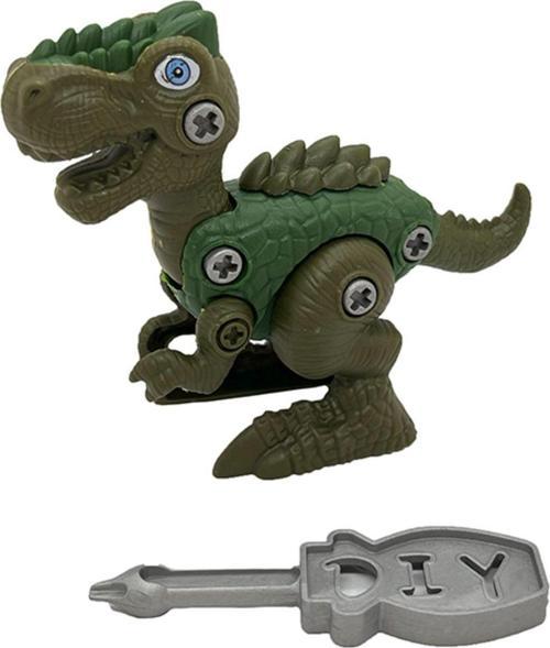 Eğitici Sök-Tak Dinozor Vidalama Oyun Seti - Yeşil