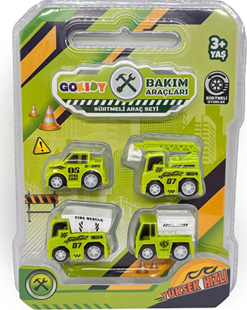 Sürtmeli Bakım Araçları 4'Lü Set