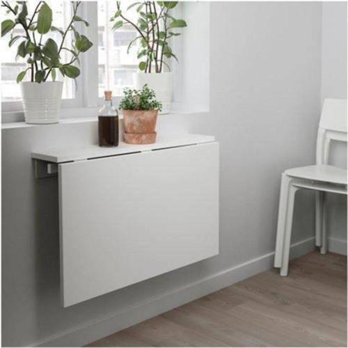 Ahşap Duvara Monteli Katlanır Mutfak Masası 60*90 cm