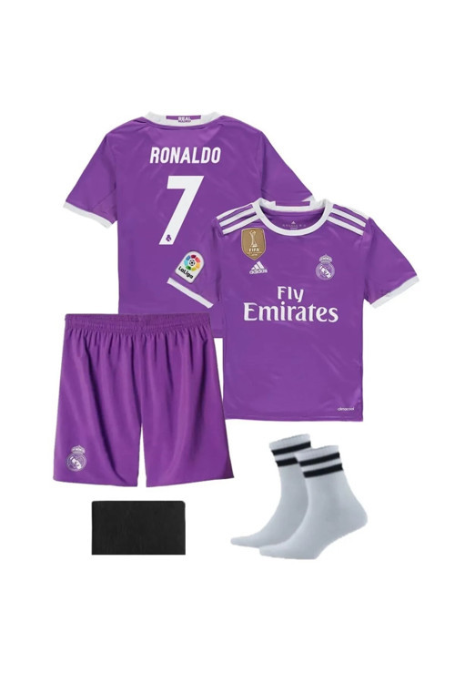 Real.Madrid. Ronaldo 2017 Cardif Çocuk Forma Takımı 4 Parça 05