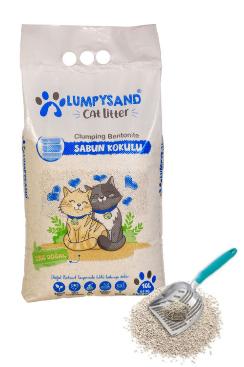 Lumpy Marsilya Sabun Kokulu Ince Taneli Kedi Kumu 10 Lt