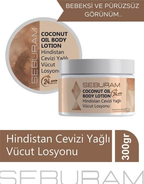 Hindistan Cevizi Yağlı Onarıcı Ve Nemlendirici Duş Vücut Losyonu Cilt Bakım Vücut Kremi