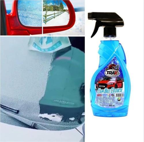 Oto Araç Cam Kaporta Buz Çözücü Sprey Araba Buz Kar Çözücüsü Sprey 500 Ml