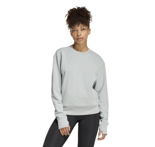 KD0059-K adidas D4T Knıt Crew Kadın Sweatshirt Gri