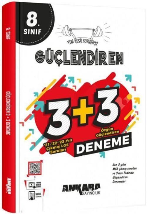 8. Sınıf Özgün Güçlendiren 3 + 3 Deneme Ankara Yayıncılık