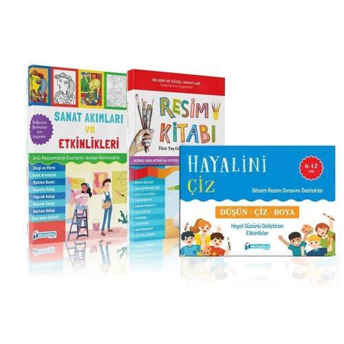 Bilsem Hazırlık 3'Lü Resim Kitabı (Resim Konu+Sanat Akımları+Hayalini Çiz)