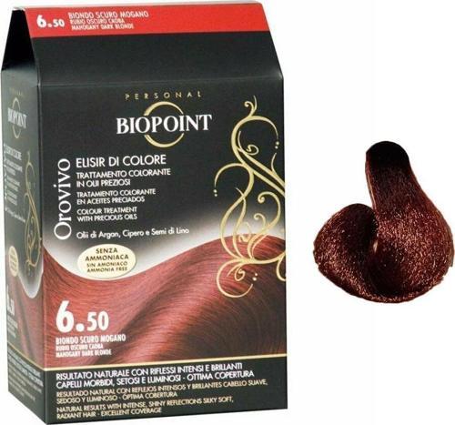 Biopoint Orovivo Elisir Colore Saç Boyası 6.50 Mahogany Dark Blonde - Akaju Kızıl