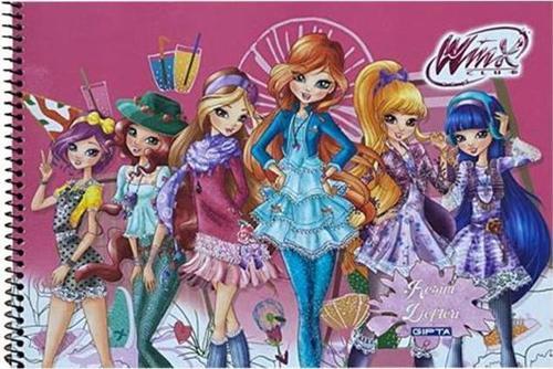 Winx 25x35 Spiralli Resim Defteri 15 Yp.