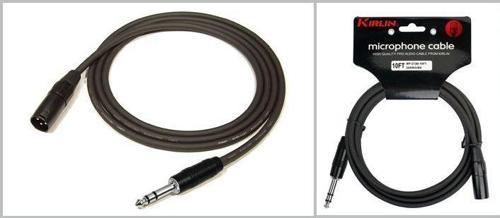 MP-273B-3M-BK  XLR-TRS 3 Metre Kablo