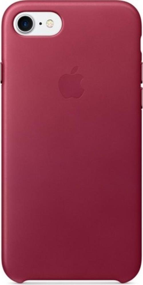 Apple iPhone 7/8 Deri Kılıf Fuşya