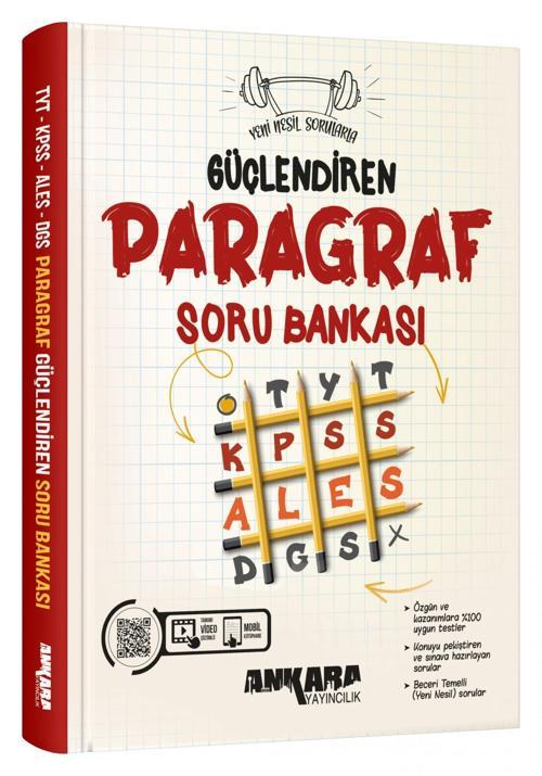 Ankara Yayıncılık TYT KPSS ALES DGS Paragraf Güçlendiren Soru Bankası Ankara Yayıncılık
