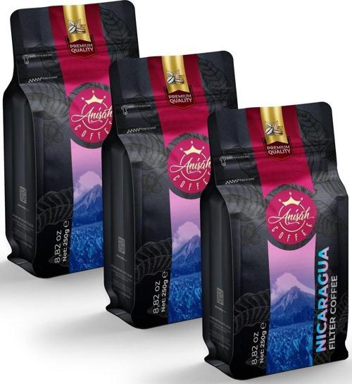 Nikaragua Filtre Kahve 3 X 250 gram - 3'lü Paket