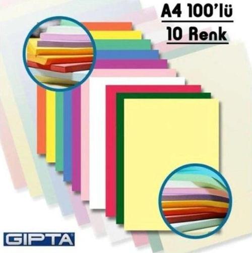 A4 RnklFotkpKağıt 100lü 10Rnk