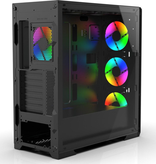 Emg-17Xn 4X1200Mm Kumandalı Argb Fan Gaming Computer Case Boş Bilgisayar Kasası