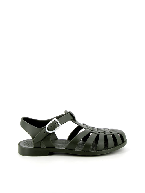Sunmif Mat Kaki Fonce Kadın Sandalet