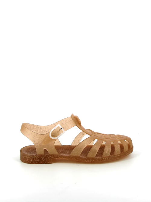 Sunmif Mat Crepe Paillete Kadın Sandalet