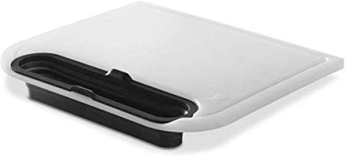 7032 Cut & Catch Cutting Board, White