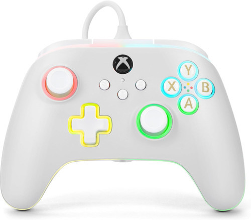 Lumectra Ile Xbox Series X|S Için Advantage Kablolu Oyun Kumandası - Beyaz