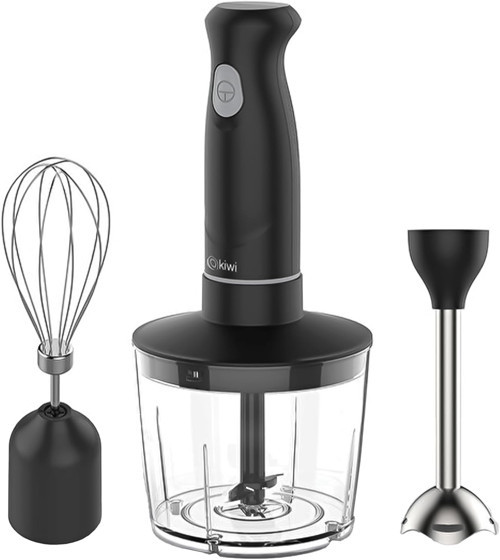 Kc-8219H Güçlü 500W Siyah El Blender Seti – Parçalama Ve Çırpma Deneyimi, Paslanmaz Çelik Bıçak