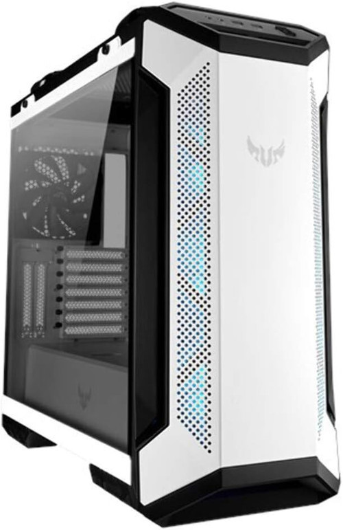 Tuf Gaming Gt501 White Edition Kasa, Eatx Destekli, Metal Ön Panel, Temperlenmiş Cam, Rgb Fan,