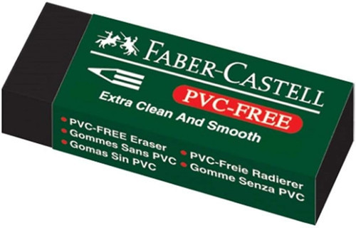 Faber-Castell Siyah Silgi, 20’Li, Kurşun Kalem İzlerini Kolayca Silen, Yumuşak Ve Dayanıklı Yapı, Do