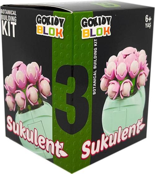 Blok Sukulent Serisi - 3