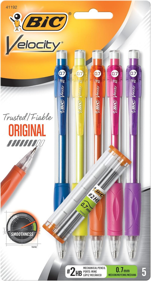 Bic Velocity Mechanical Pencil Bicmv7P51Bk By Bic America