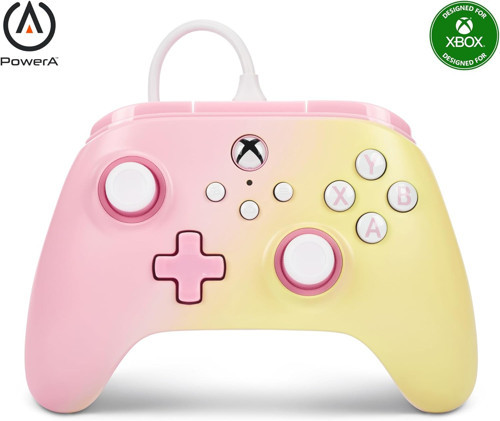 Xbox Series X|S Için Advantage Kablolu Oyun Kumandası - Pink Lemonade