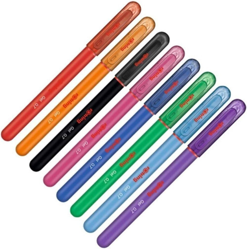 Jel Roller Kalem Seti 0.7 Mm 8 Renk Karışık