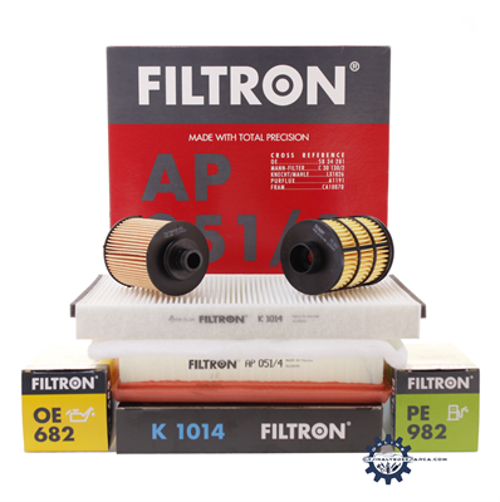 Opel / Astra H Filtron 1.3 uyumlu Dizel Periyodik Bakım Filtre Seti (Yağ Filtresi Ufi Tip) Filtron