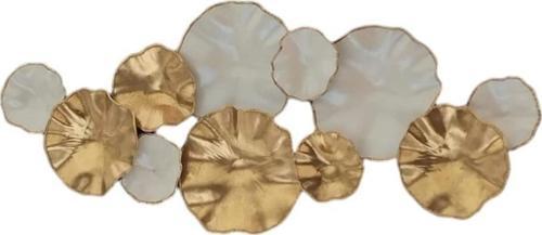 Dekoratif Şık Gold Metal Duvar Aksesuar 112 cm