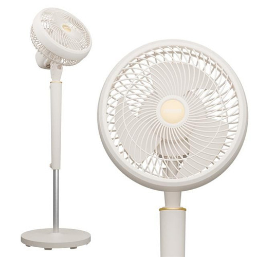 Fan12 Dynabreeze 9'' 70 Watt 3 Hız Kademeli 2000RPM Çift Motorlu Vantilatör Krem Gold