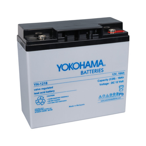 YH-121.8 12 Volt - 18 Amper Akü (181X76x167 Mm)