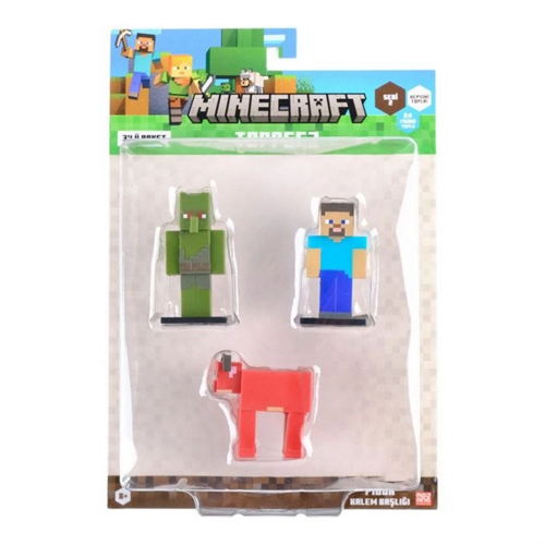 Minecraft 3D Toppeez 3'lü Figür Seti Seri 2