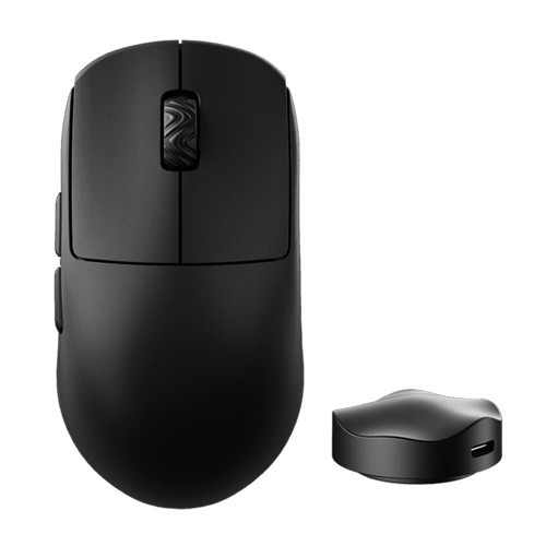 V8 Siyah 8K Hz Pixart 3950 Sensör Kailh Switch Kablosuz Simetrik Gaming Mouse