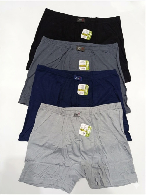 1254 ERKEK ELASTAN BAMBU BOXER 12 ADET