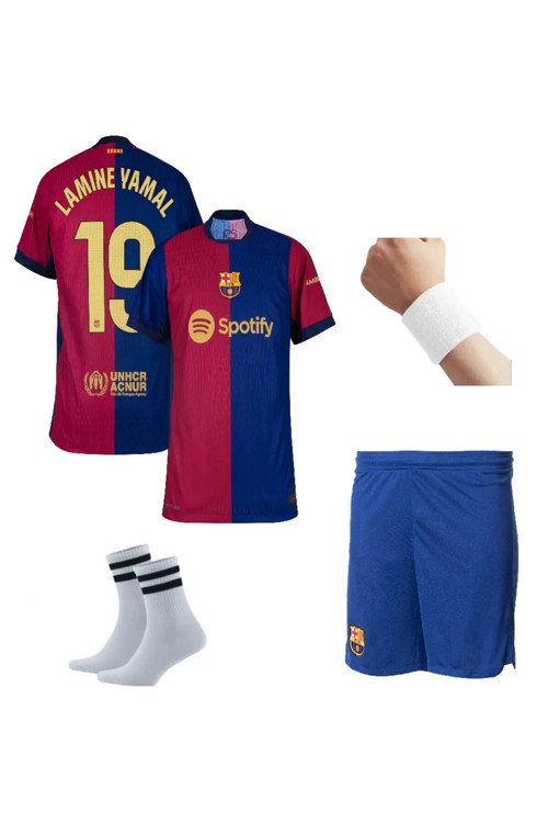 Barcelona Lamine Yamal Yeni Sezon Çocuk Forması 4'Lüi Set
