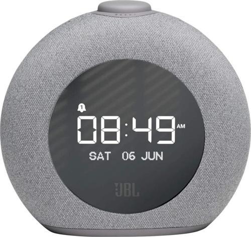 Horizon 2 FM Radyolu Alarmlı Saat 10 W Bluetooth Hoparlör Gri