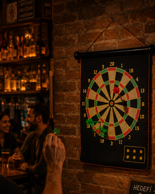 Katlanabilir Manyetik Dart Oyunu Zararsız Dart Okları İle Güvenli Eğlence