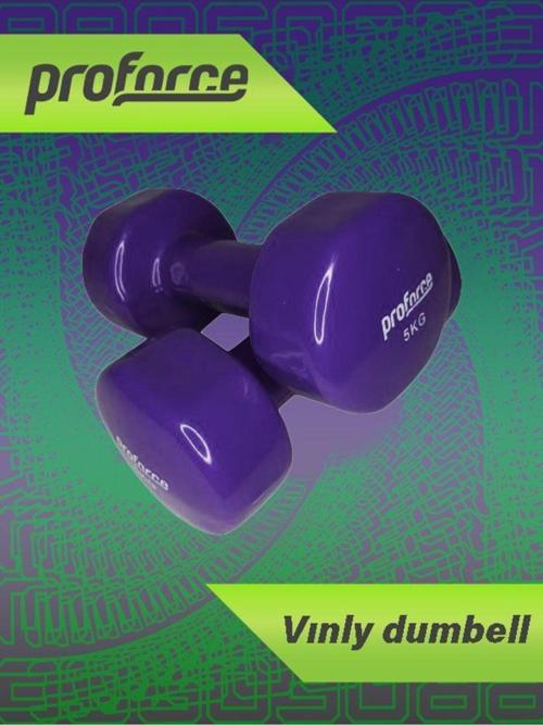 Vdb Dışı Vinil Kaplı Içi Çelik Döküm Ağırlık Dambıl 5 Kg -tek Adet-VDB5