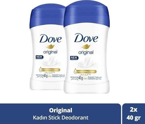 Kadın Stick Deodorant Original Nemlendirici Krem Etkili 40 g X 2 Adet